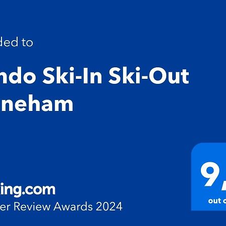 Condo Ski-In Ski-Out Stoneham Exterior foto