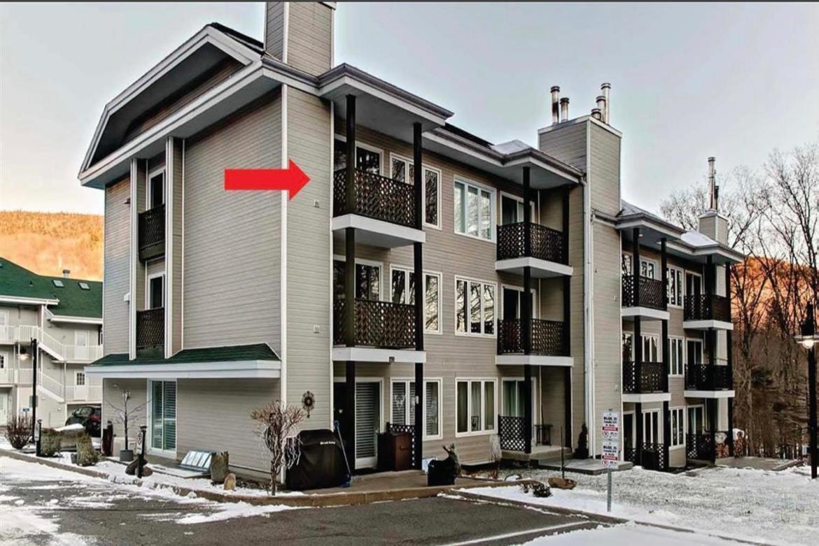 Condo Ski-In Ski-Out Stoneham Exterior foto
